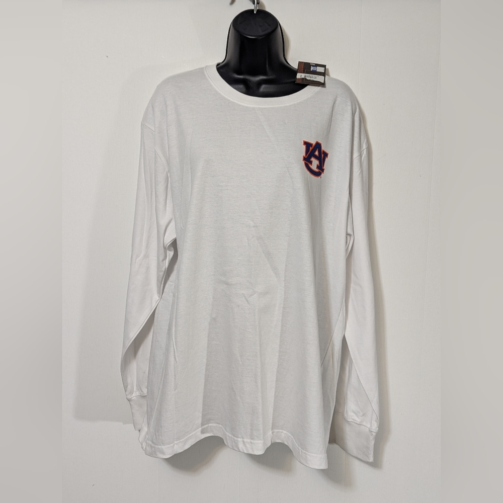 NWT Women's Three Square Auburn Tigers Traditions Pennant Long Sleeve Size  XL